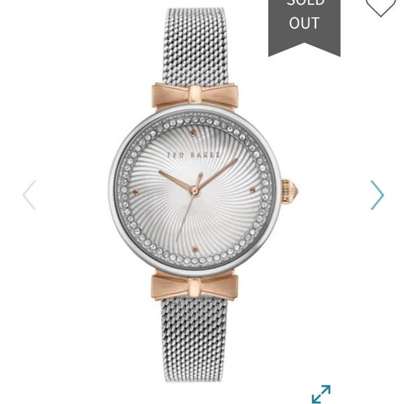 Ted Baker London Accessories - NEW Two-Tone Mother of Pearl Mesh Watch